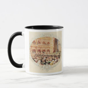 Innenraum des ihres Theaters der Majestät, nah vom Tasse
