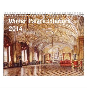 Innenraum des Kalenders des Winter-Palast-2014 Kalender