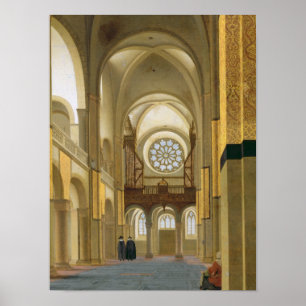 Innenraum des Marienkirche in Utrecht, 1638 Poster