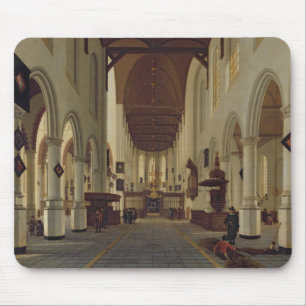 Innenraum des Oude Kerk, Delft, c.1660-70 Mousepad