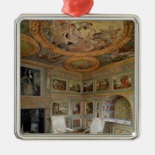 Innenraum des 'Salle Louis XIV Ornament Aus Metall