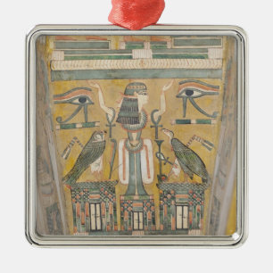 Innenraum des Sarges von Imenemipet Silbernes Ornament