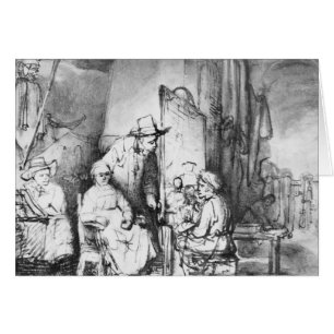 Innenraum des Studios mit Malermalerei