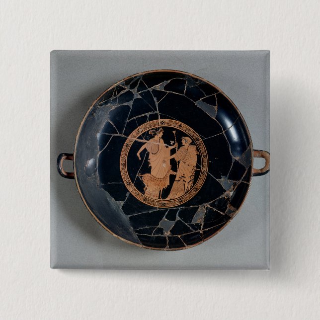 Innenraum einer Dachboden Rotzahl Schale Button (Vorderseite)
