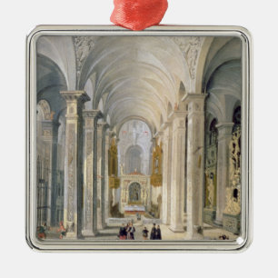 Innenraum einer Kirche 2 Ornament Aus Metall