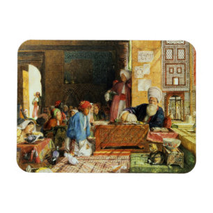 Innenraum einer Schule, Kairo, 1890 (w/c) (sehen Magnet