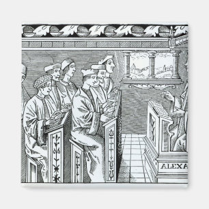 Innenraum einer Schule Magnet