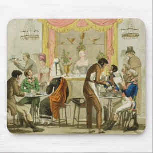 Innenraum eines Cafés, Kneipe. für William Pearm Mousepad
