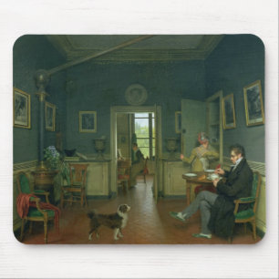 Innenraum eines Esszimmers, 1816 Mousepad