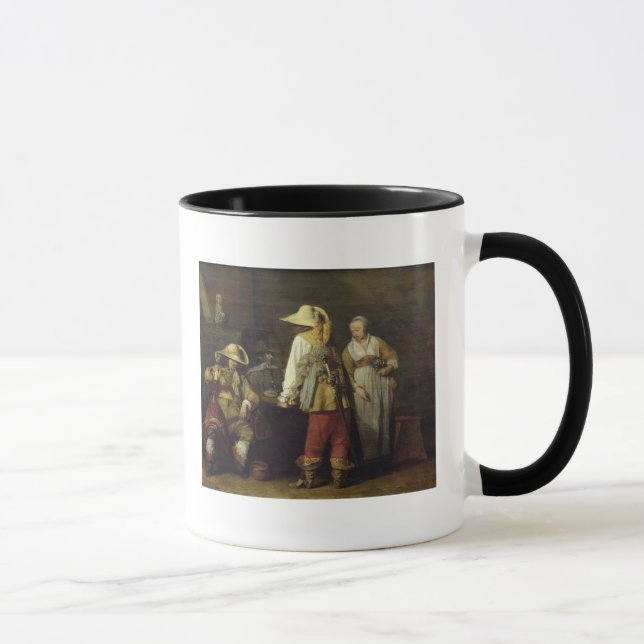Innenraum eines Gasthauses, 1636 Tasse (Rechts)