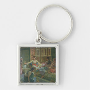 Innenraum eines Harems, c.1865 Schlüsselanhänger