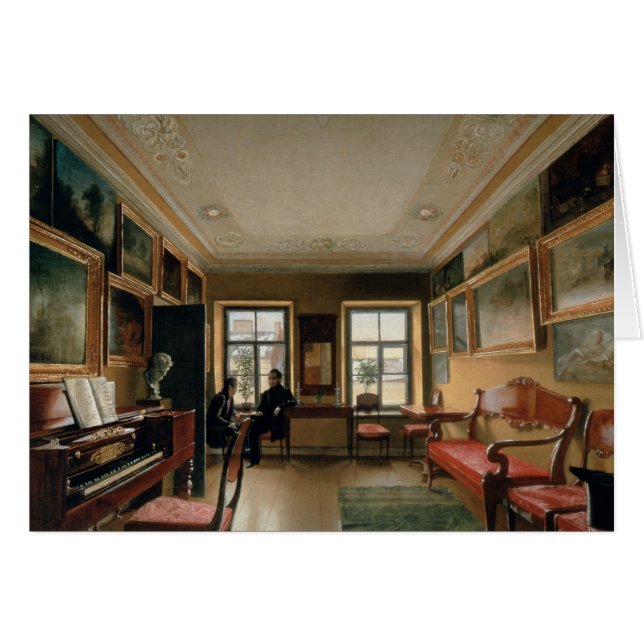 Innenraum eines Herrenhauses, 1830s (Vorderseite (Horizontal))