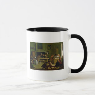 Innenraum eines Klassenzimmers Tasse