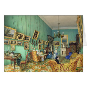 Innenraum eines Wohnzimmers, 1847