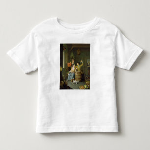 Innenraum mit einem feiernden Paar Kleinkind T-shirt