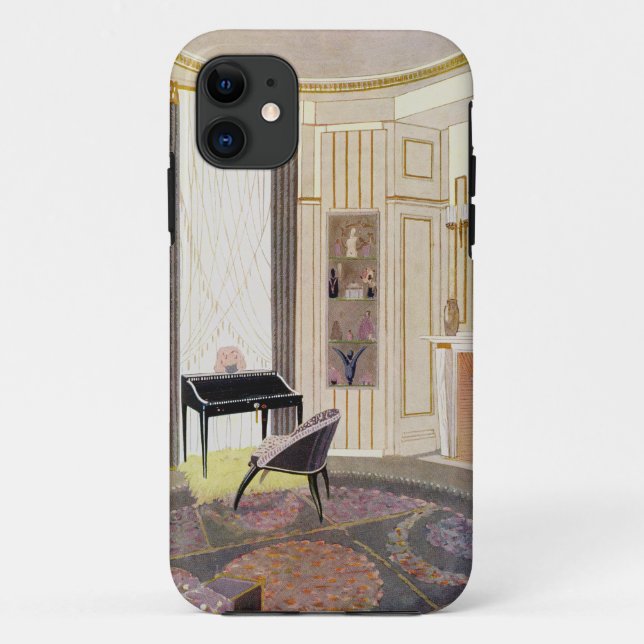 Innenraum mit Möbeln entwarf durch Ruhlmann, von Case-Mate iPhone Hülle (Rückseite)