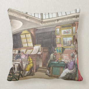 Innenraum von Ackermanns "Behälter von Künsten, Kissen