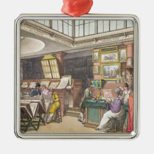 Innenraum von Ackermanns "Behälter von Künsten, Silbernes Ornament