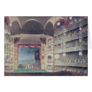 Innenraum von Drury Weg-Theater, 1808