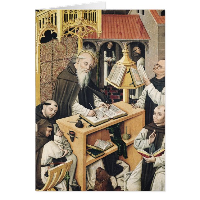 Innenraum von einem Scriptorium, Schule von (Vorne)