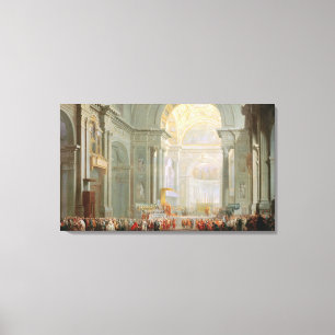 Innenraum von einem St Peter, Rom Leinwanddruck