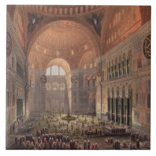 Innenraum von Haghia Sophia, Konstantinopel, Fliese