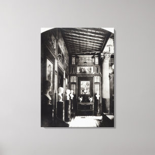Innenraum von Prinz Napoleons Palais Pompeian Leinwanddruck