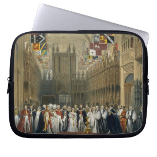 Innenraum von St George Kapelle, 1838 (Farbelitho Laptopschutzhülle