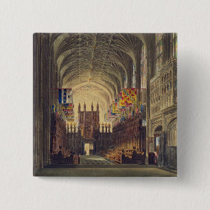 Innenraum von St George Kapelle, Windsor Schloss, Button