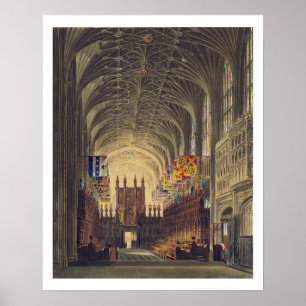 Innenraum von St George Kapelle, Windsor Schloss, Poster