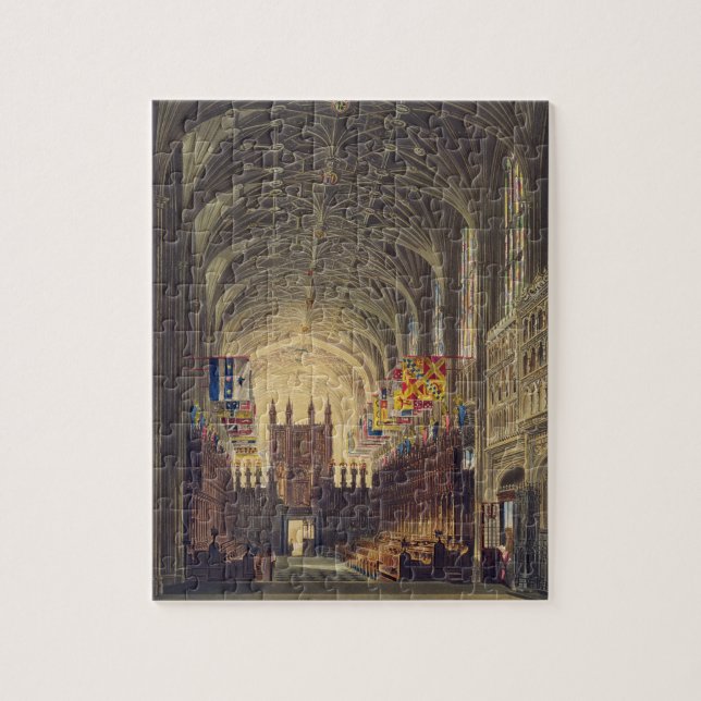 Innenraum von St George Kapelle, Windsor Schloss, Puzzle (Vertikal)