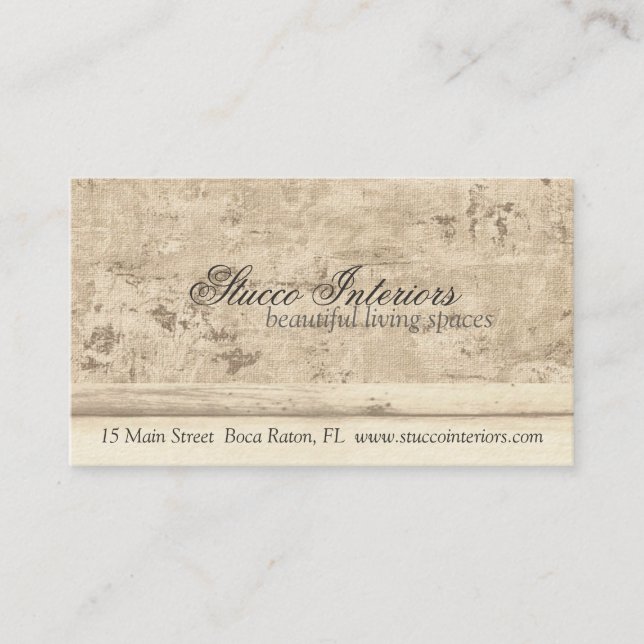 Innenseite | Geschäftskarten für Außendesign Visitenkarte (Vorderseite)