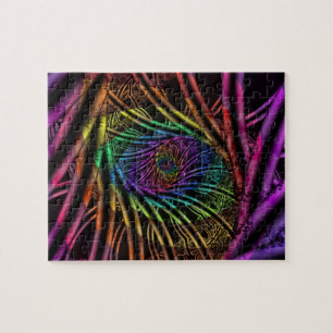 Innenseite Rainbow Fraktal Art Puzzle