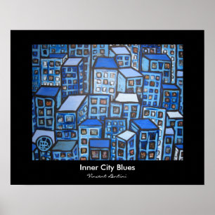 Innenstadt-Blues Poster