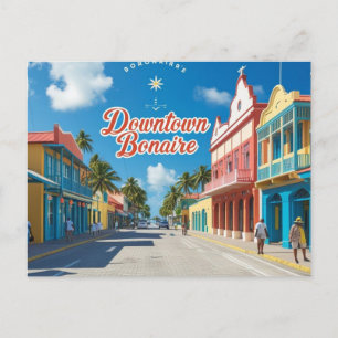 Innenstadt Bonaire Postkarte