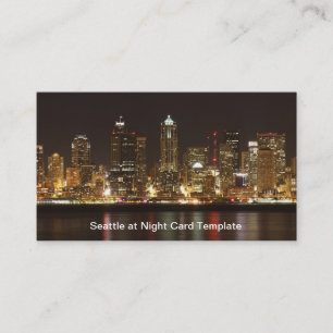 Innenstadt Seattle, Washington Business Card Visitenkarte