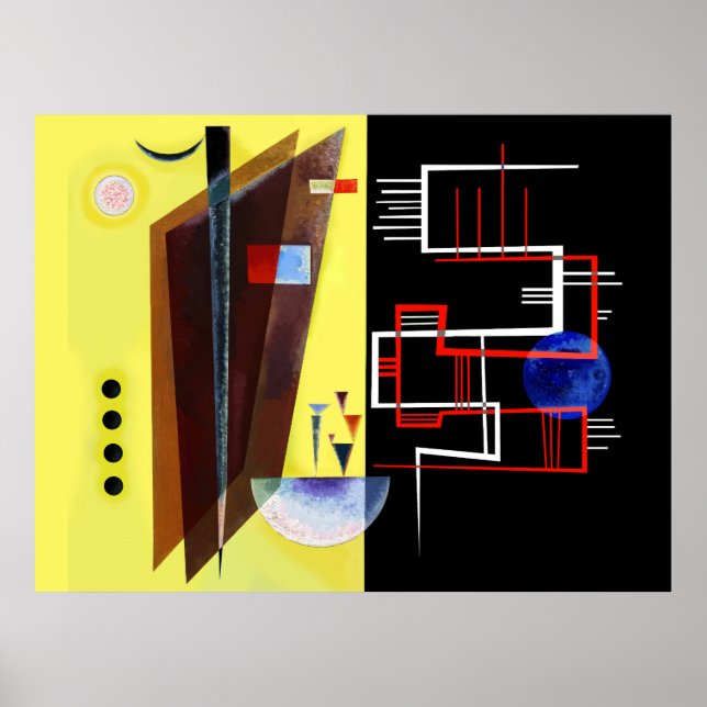 Inner Alliance Gemälde von Wassily Kandinsky Poster (Vorne)