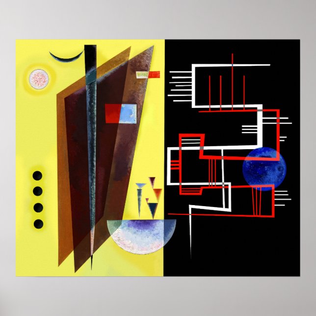 Inner Alliance Gemälde von Wassily Kandinsky Poster (Vorne)
