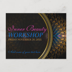 Inner Beauty Goddess Workshop Einladungsvorlage Einladungspostkarte