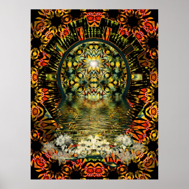 Inner Beauty Psychedelic Poster (Vorne)