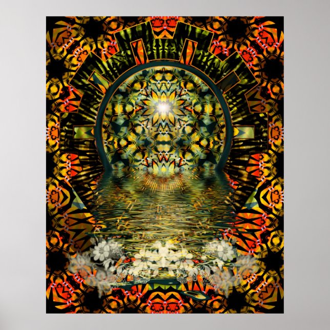 Inner Beauty Psychedelic Poster (Vorne)