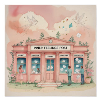 Inner Feelings Post Office — Briefe, die nie abges Poster