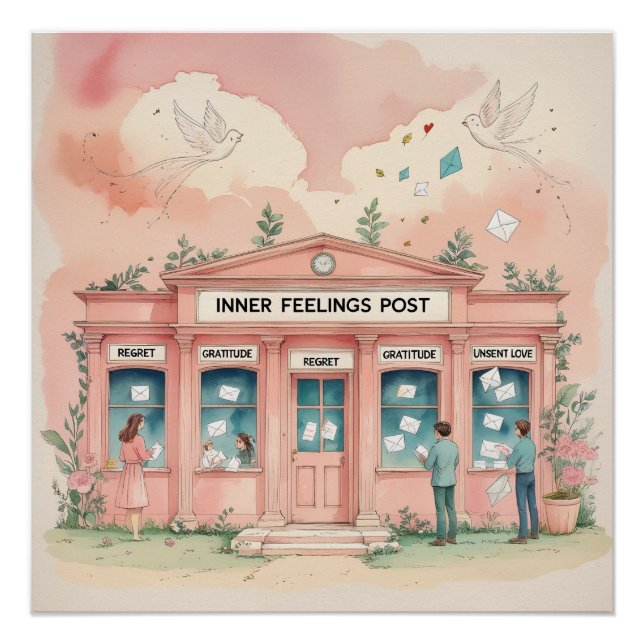 Inner Feelings Post Office — Briefe, die nie abges Poster (Vorderseite)