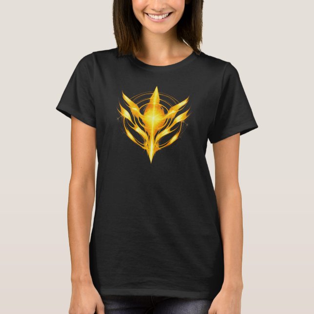 Inner Fire Seal T-Shirt – abstraktes Machtsymbol (Vorderseite)