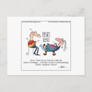 INNER GEFÜHLE Postcard bis April McCallum Postkarte