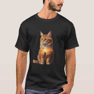 Inner Journey Katze Sonnenuntergang Silhouette T-S T-Shirt