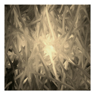 Inner Light monochrom Poster