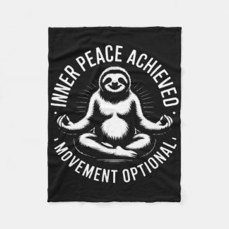 Inner Peace Erreichte Bewegung Optional Yoga Fault Fleecedecke