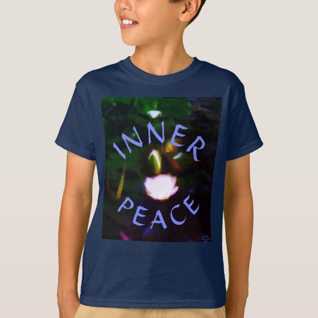 INNER PEACE LOTUS KIDS T-Shirt (Vorderseite)