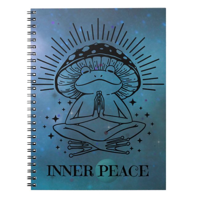 Inner Peace Yoga Notizblock (Vorderseite)